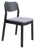 Desdamona Dining Chair (Set of 2) Gray & Black - Cozy Roots Decor