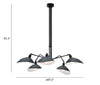 Desden Ceiling Lamp Black - Cozy Roots Decor