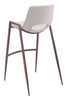 Desi Barstool (Set of 2) Beige & Walnut - Cozy Roots Decor