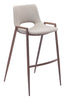 Desi Barstool (Set of 2) Beige & Walnut - Cozy Roots Decor