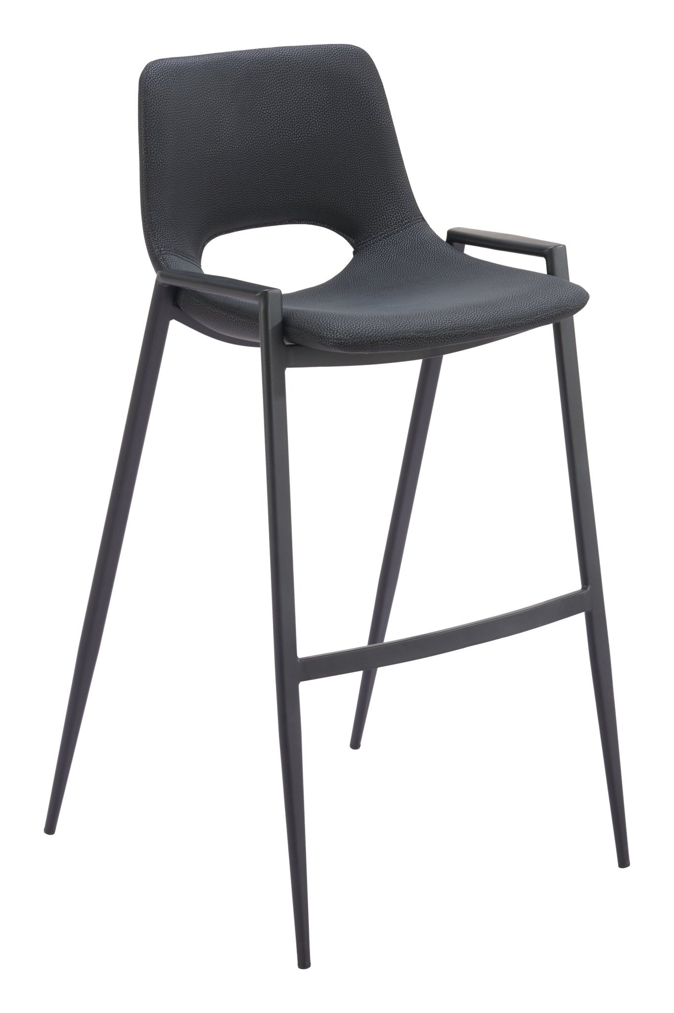 Desi Barstool (Set of 2) Black - Cozy Roots Decor