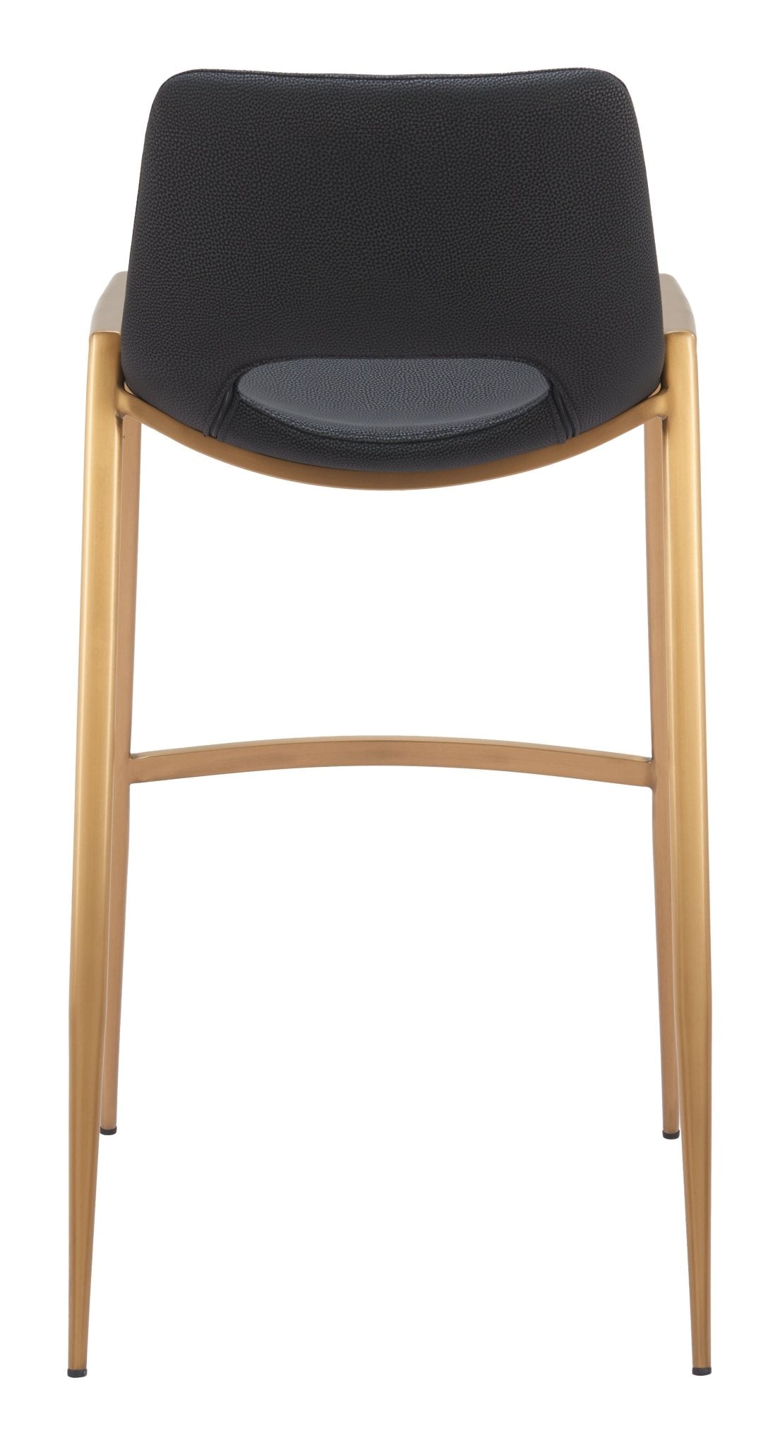 Desi Barstool (Set of 2) Black & Gold - Cozy Roots Decor