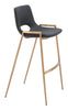 Desi Barstool (Set of 2) Black & Gold - Cozy Roots Decor