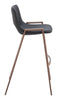 Desi Barstool (Set of 2) Black & Walnut - Cozy Roots Decor
