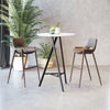 Desi Barstool (Set of 2) Brown & Walnut - Cozy Roots Decor