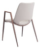 Desi Dining Chair (Set of 2) Beige & Walnut - Cozy Roots Decor