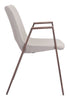 Desi Dining Chair (Set of 2) Beige & Walnut - Cozy Roots Decor