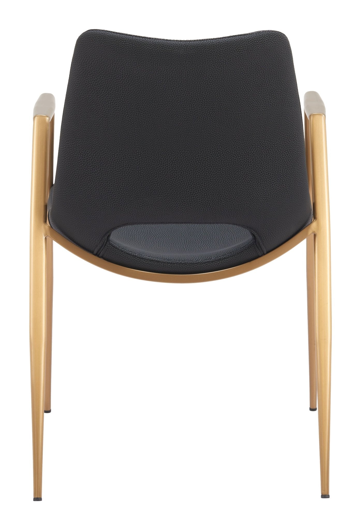 Desi Dining Chair (Set of 2) Black & Gold - Cozy Roots Decor