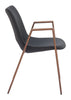 Desi Dining Chair (Set of 2) Black & Walnut - Cozy Roots Decor