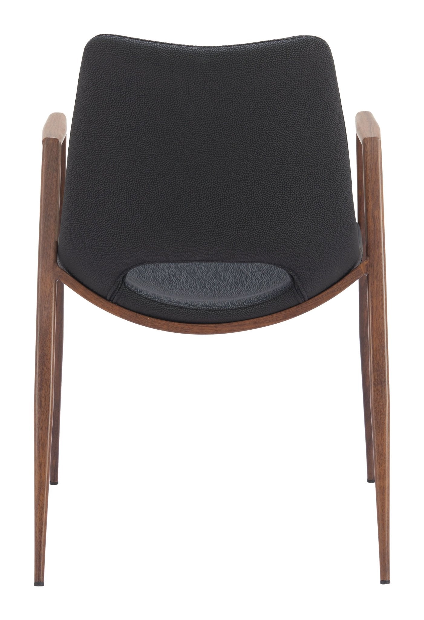 Desi Dining Chair (Set of 2) Black & Walnut - Cozy Roots Decor