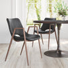 Desi Dining Chair (Set of 2) Black & Walnut - Cozy Roots Decor