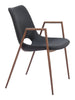 Desi Dining Chair (Set of 2) Black & Walnut - Cozy Roots Decor