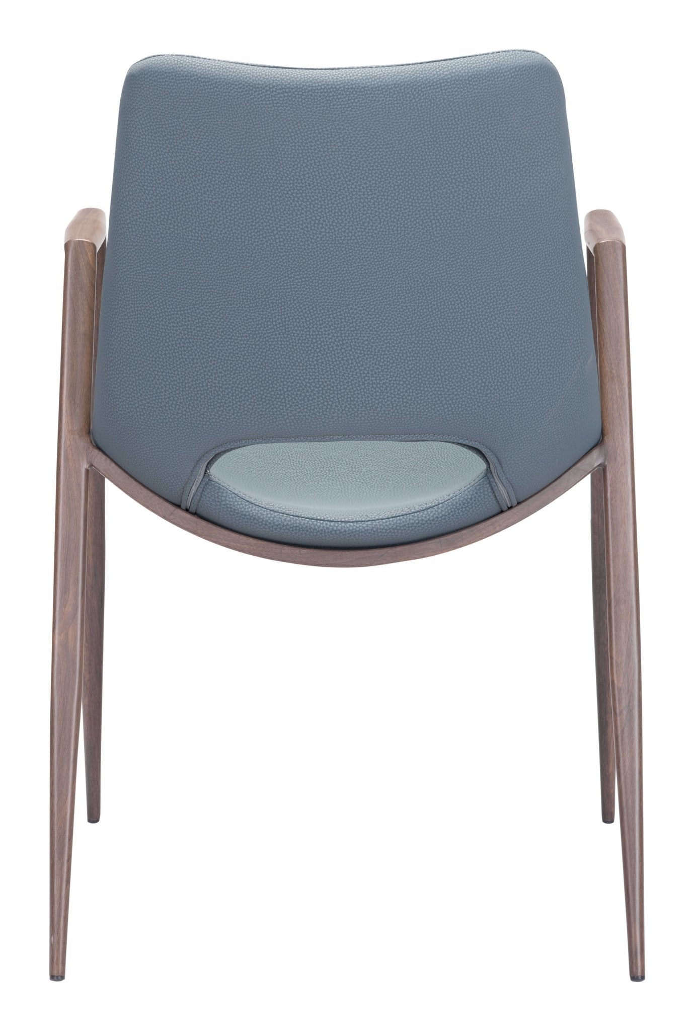 Desi Dining Chair (Set of 2) Blue & Walnut - Cozy Roots Decor