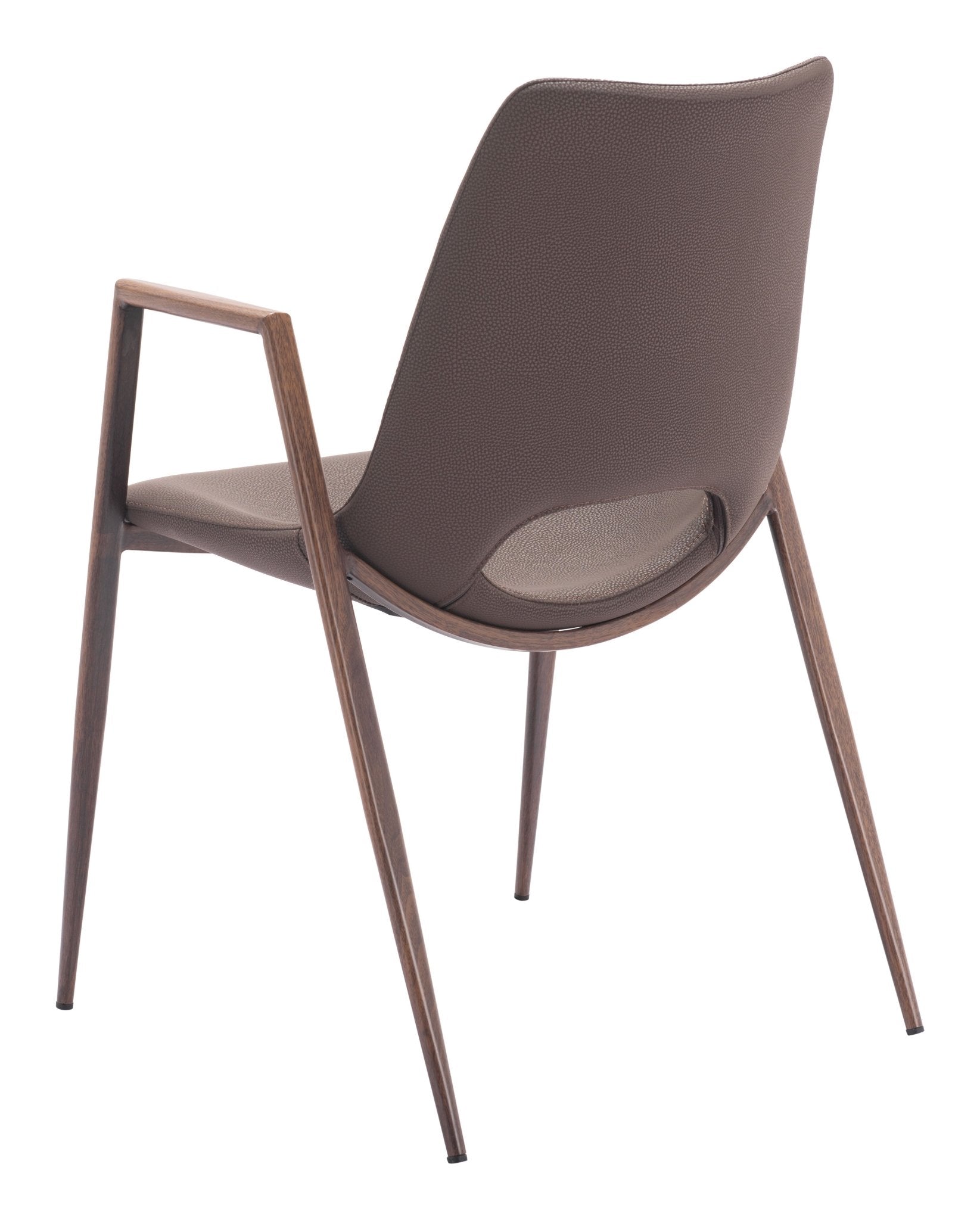 Desi Dining Chair (Set of 2) Brown & Walnut - Cozy Roots Decor