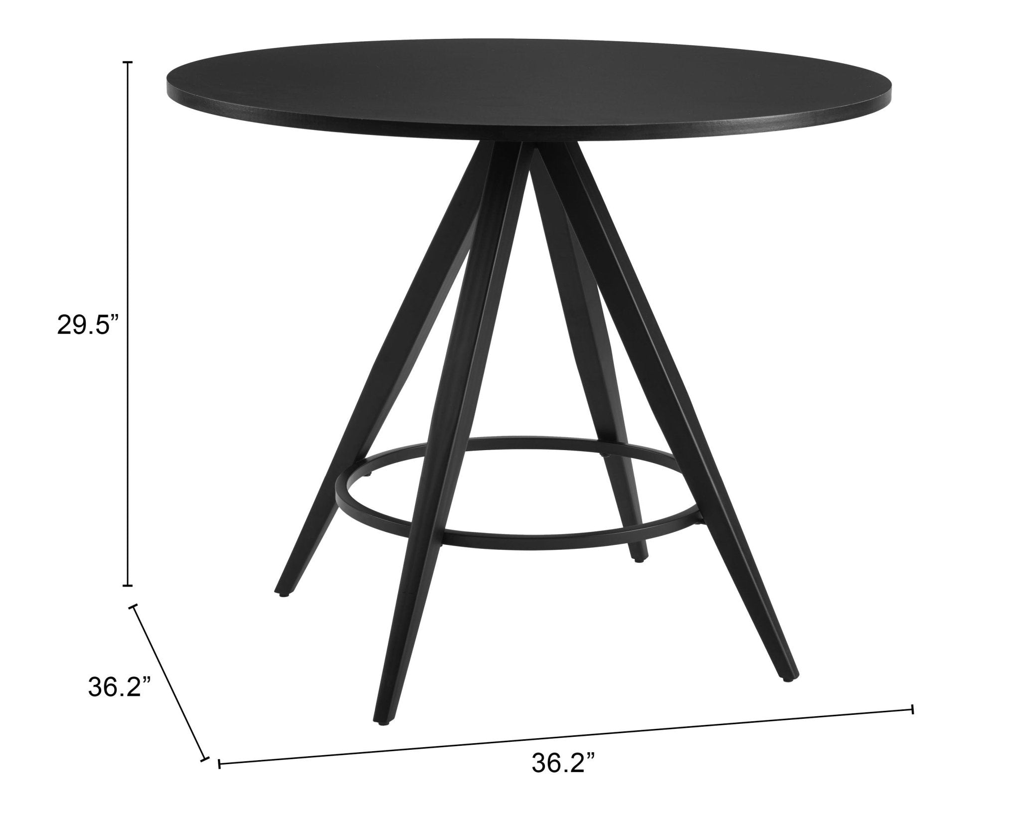 Dinos Dining Table Black - Cozy Roots Decor