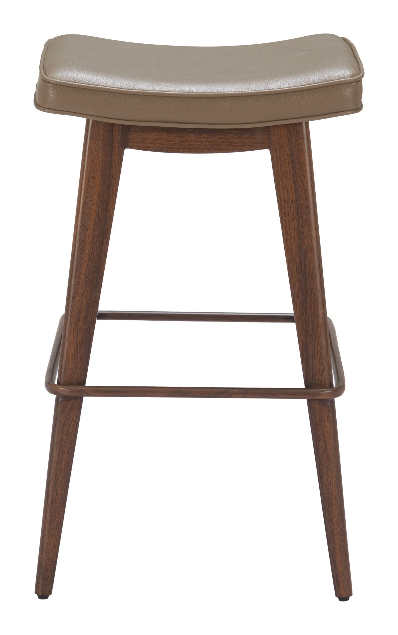 Divat Barstool (Set of 2) Taupe & Walnut - Cozy Roots Decor