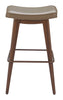 Divat Barstool (Set of 2) Taupe & Walnut - Cozy Roots Decor