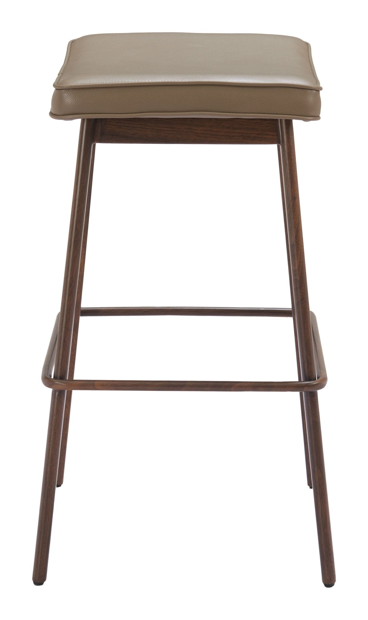 Divat Barstool (Set of 2) Taupe & Walnut - Cozy Roots Decor