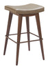 Divat Barstool (Set of 2) Taupe & Walnut - Cozy Roots Decor