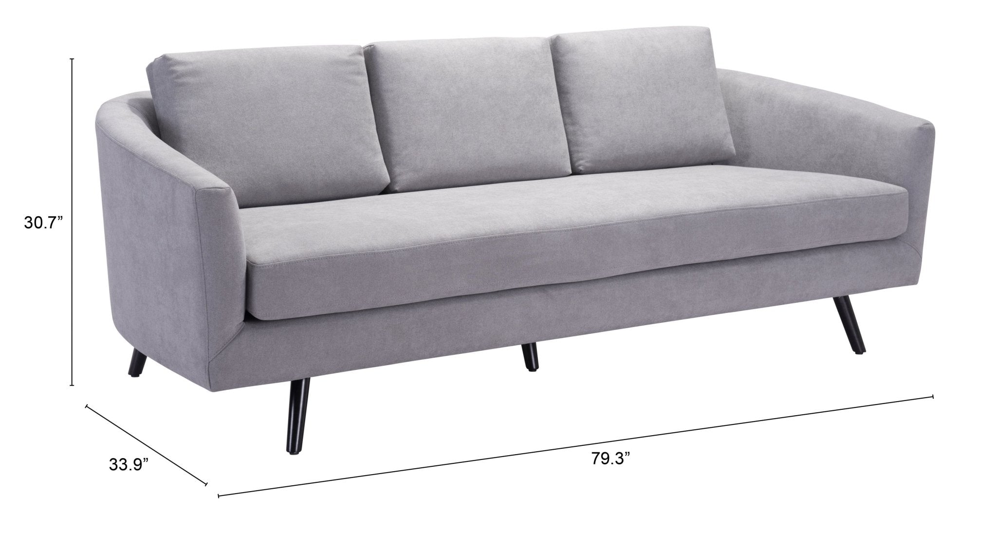 Divinity Sofa Gray - Cozy Roots Decor