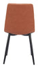 Dolce Dining Chair (Set of 2) Vintage Brown - Cozy Roots Decor