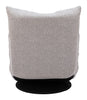 Down Go Swivel Chair Ash Gray - Cozy Roots Decor