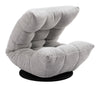 Down Go Swivel Chair Ash Gray - Cozy Roots Decor