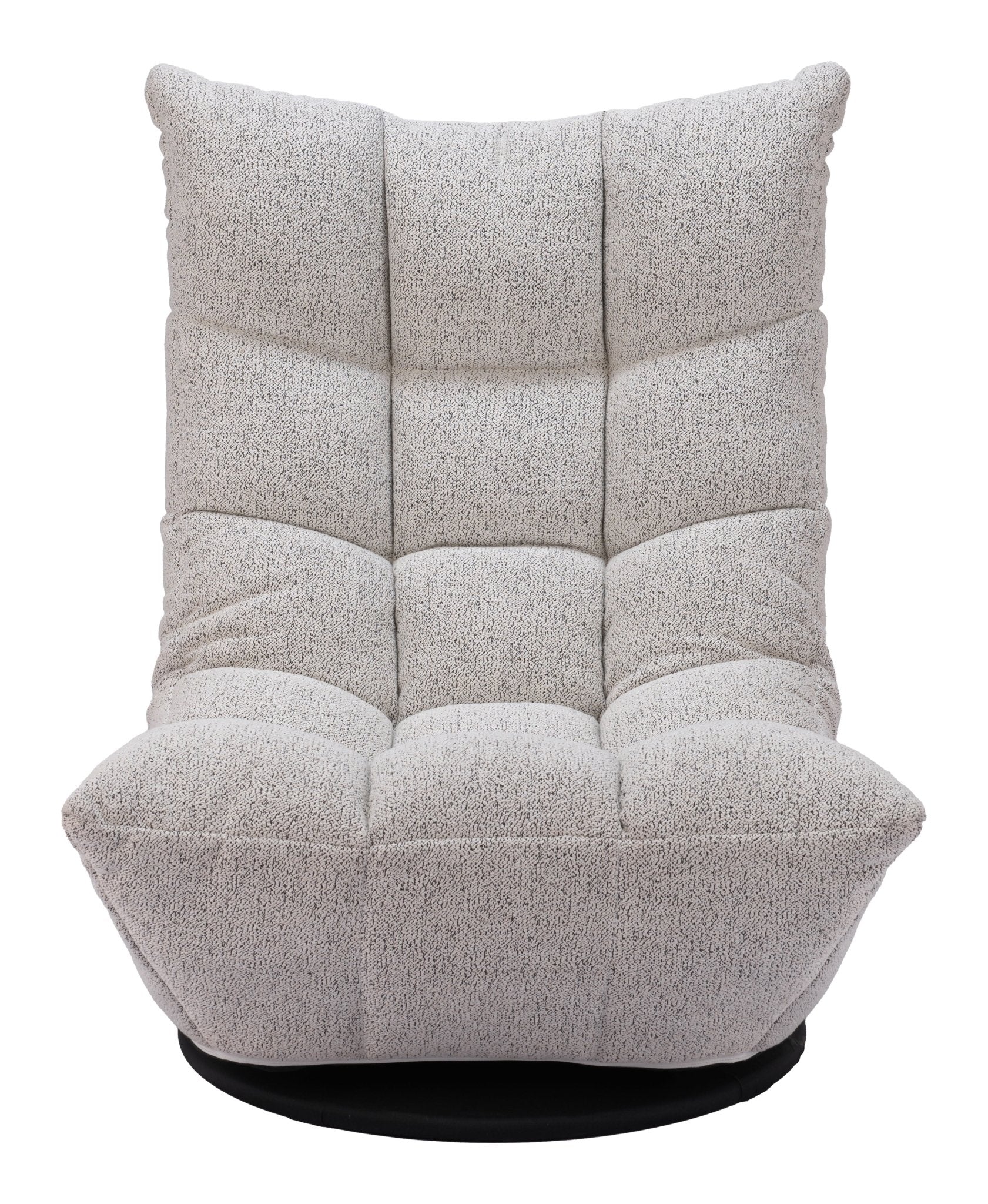 Down Go Swivel Chair Ash Gray - Cozy Roots Decor
