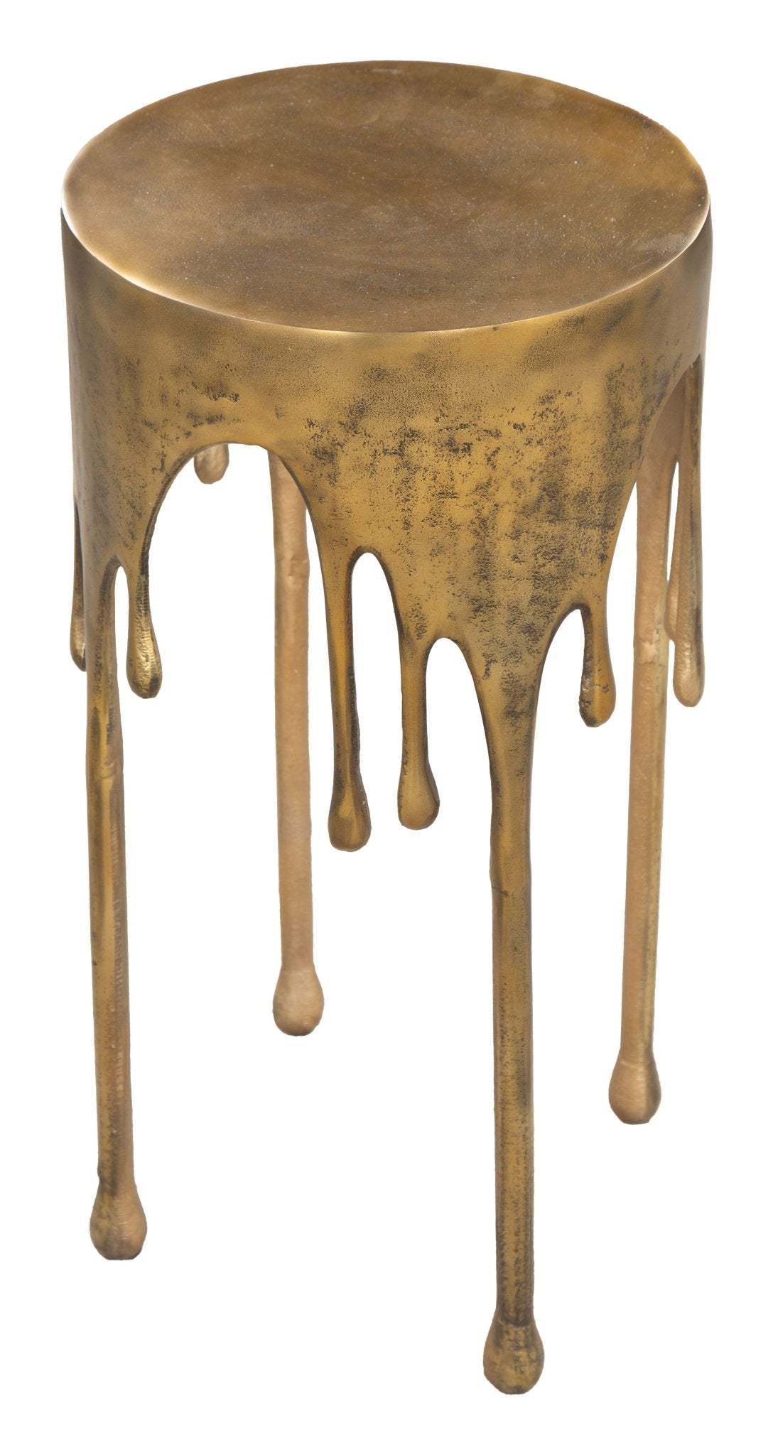 Drip Accent Table Antique Brass - Cozy Roots Decor