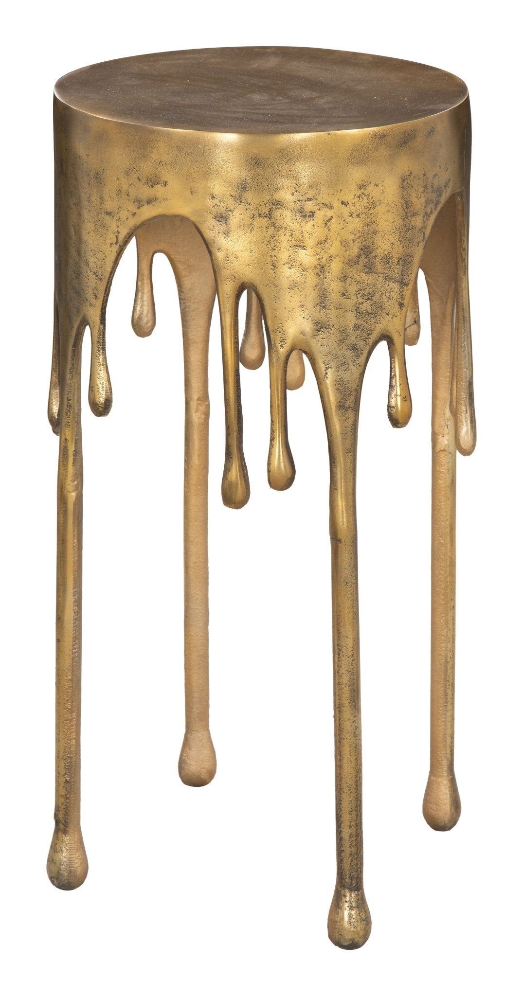 Drip Accent Table Antique Brass - Cozy Roots Decor