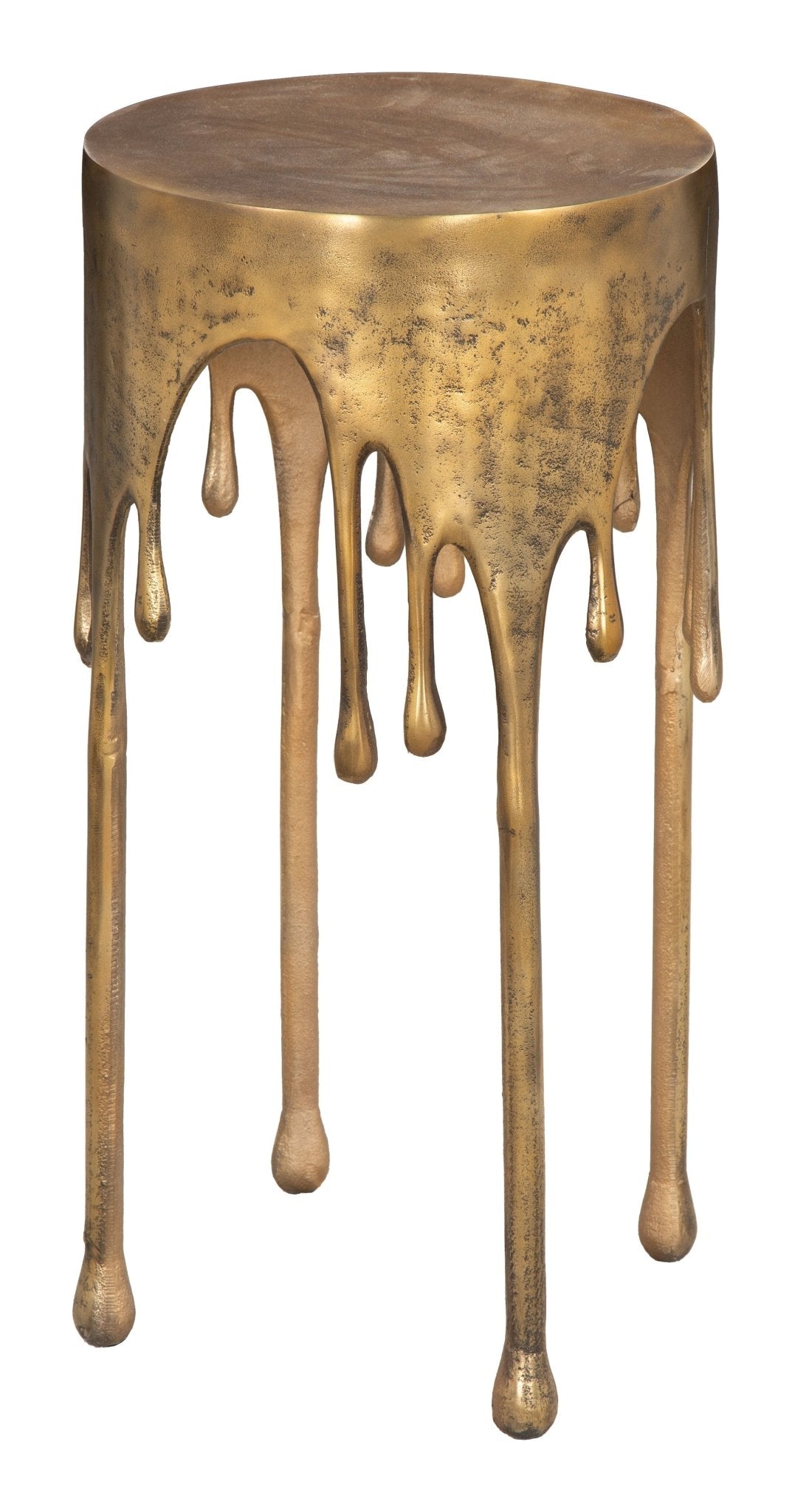 Drip Accent Table Antique Brass - Cozy Roots Decor