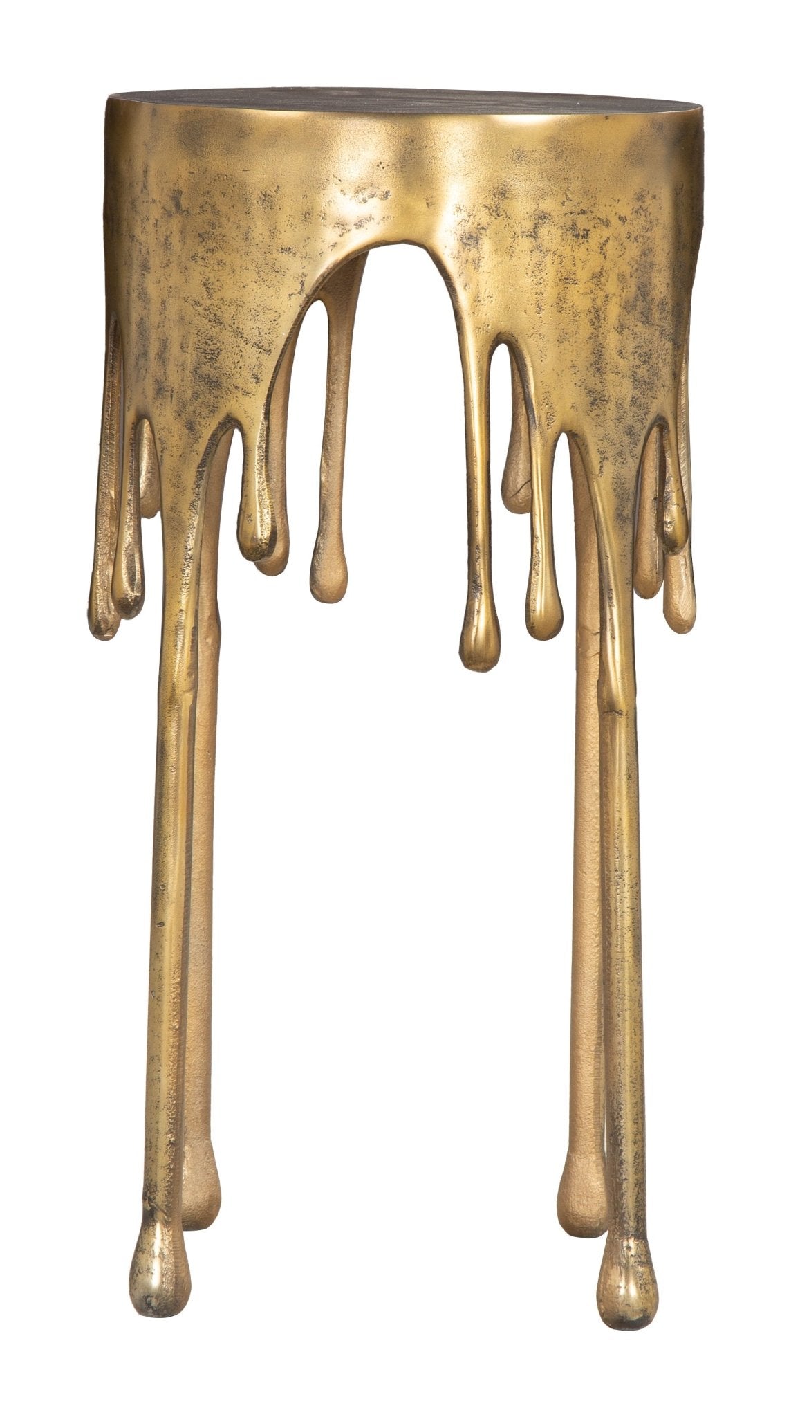 Drip Accent Table Antique Brass - Cozy Roots Decor
