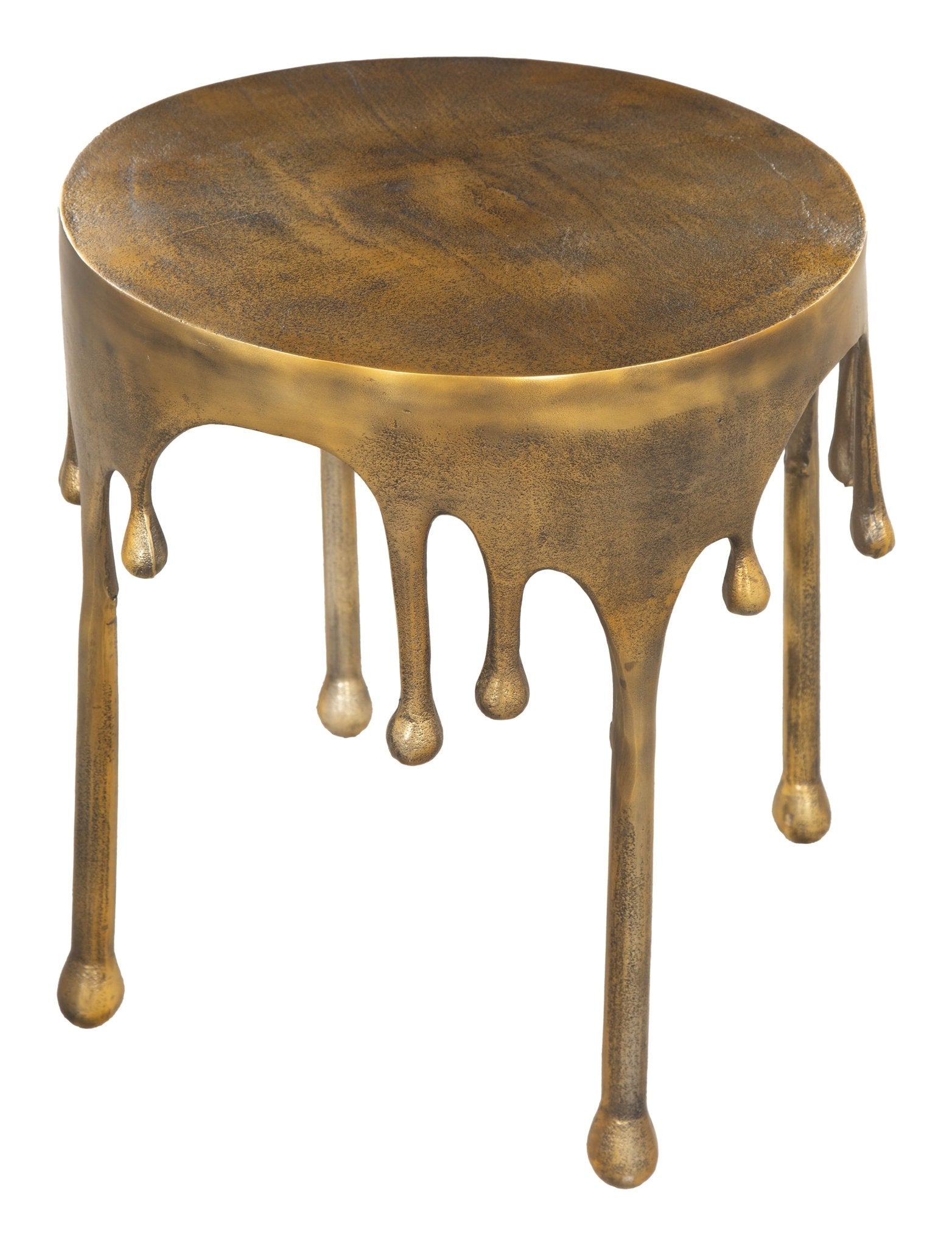 Drip Side Table Antique Brass - Cozy Roots Decor