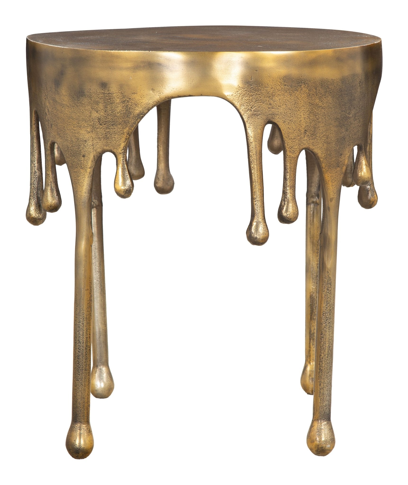 Drip Side Table Antique Brass - Cozy Roots Decor