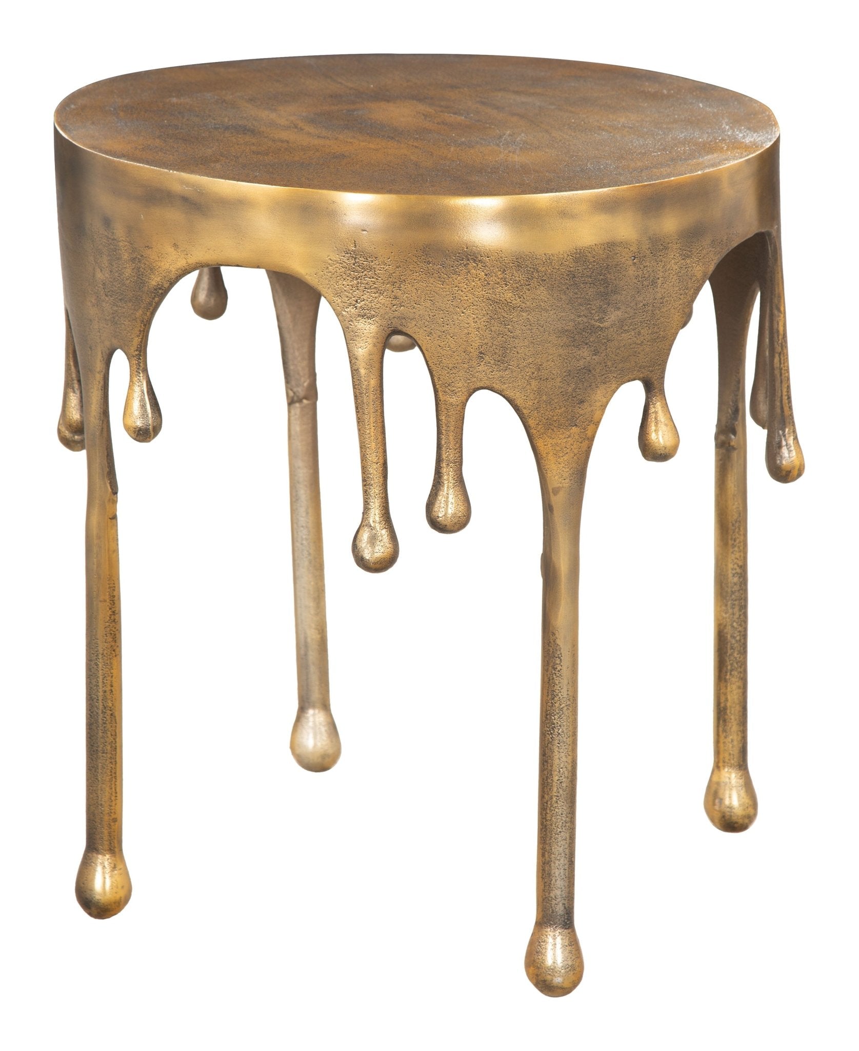 Drip Side Table Antique Brass - Cozy Roots Decor