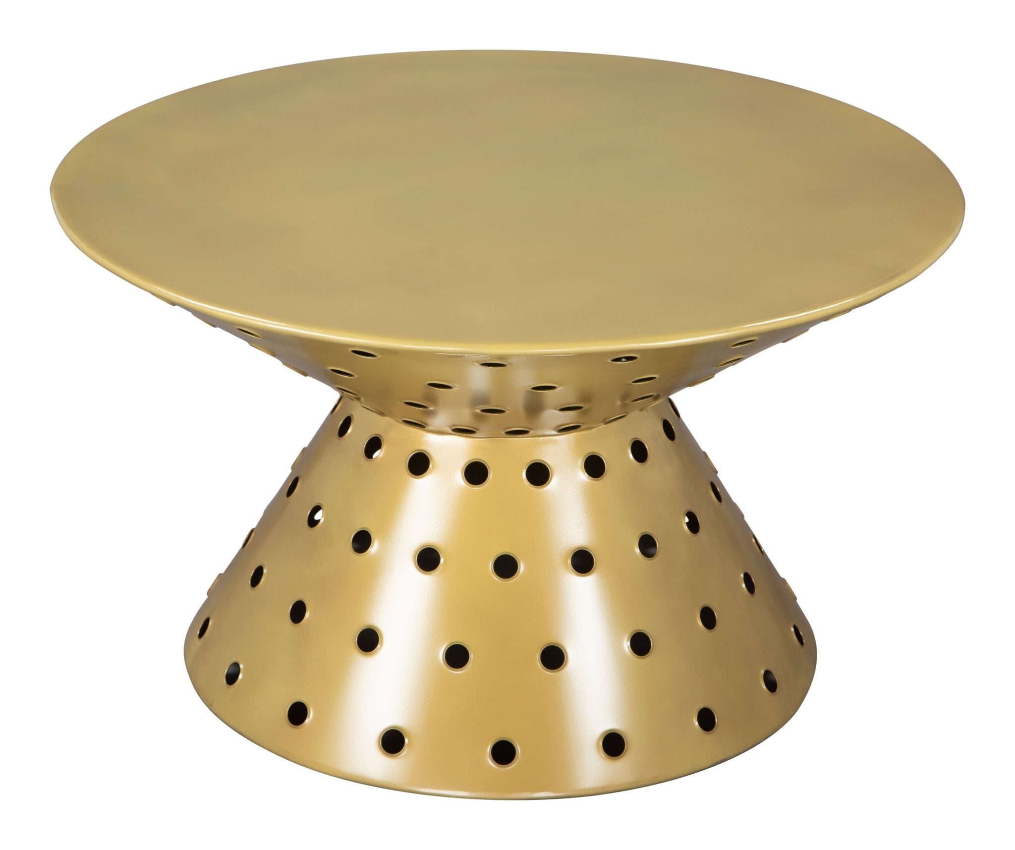 Electron Coffee Table Gold - Cozy Roots Decor