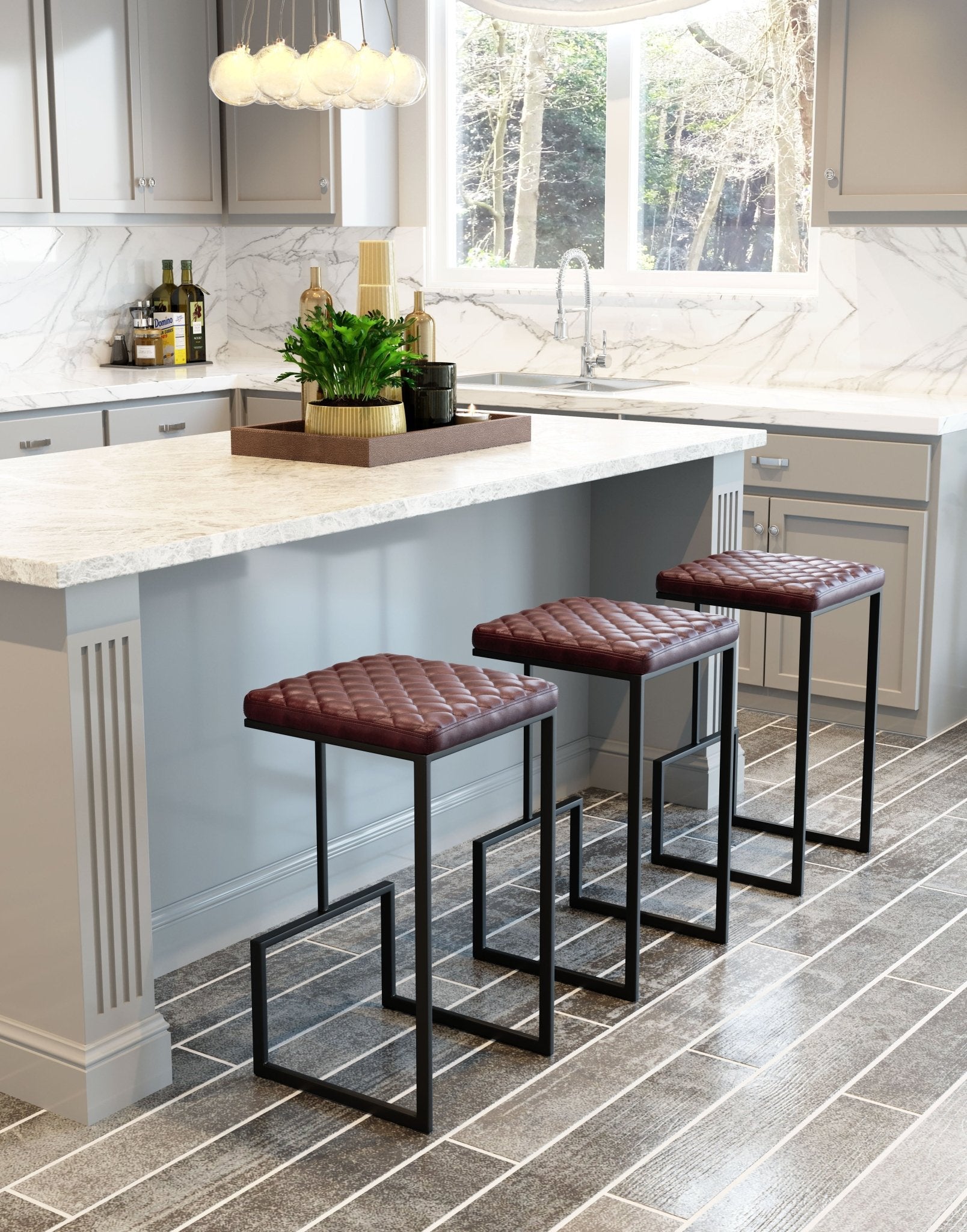 Element Barstool Brown - Cozy Roots Decor