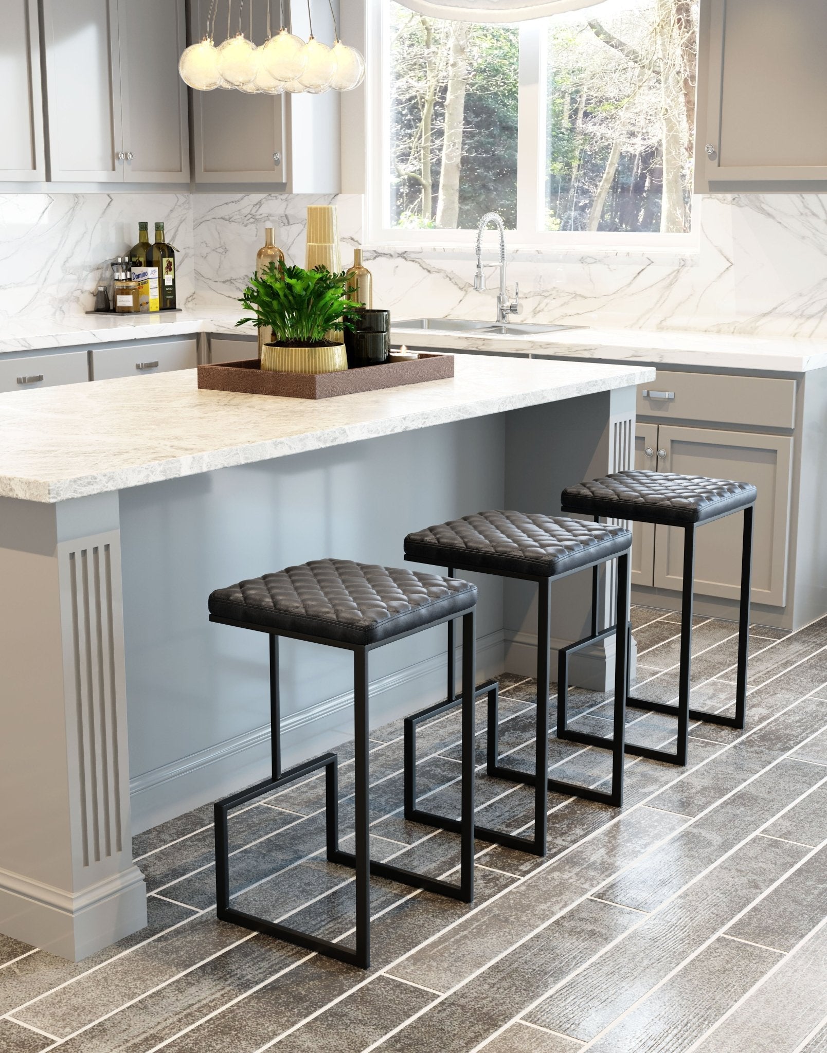 Element Barstool Gray - Cozy Roots Decor