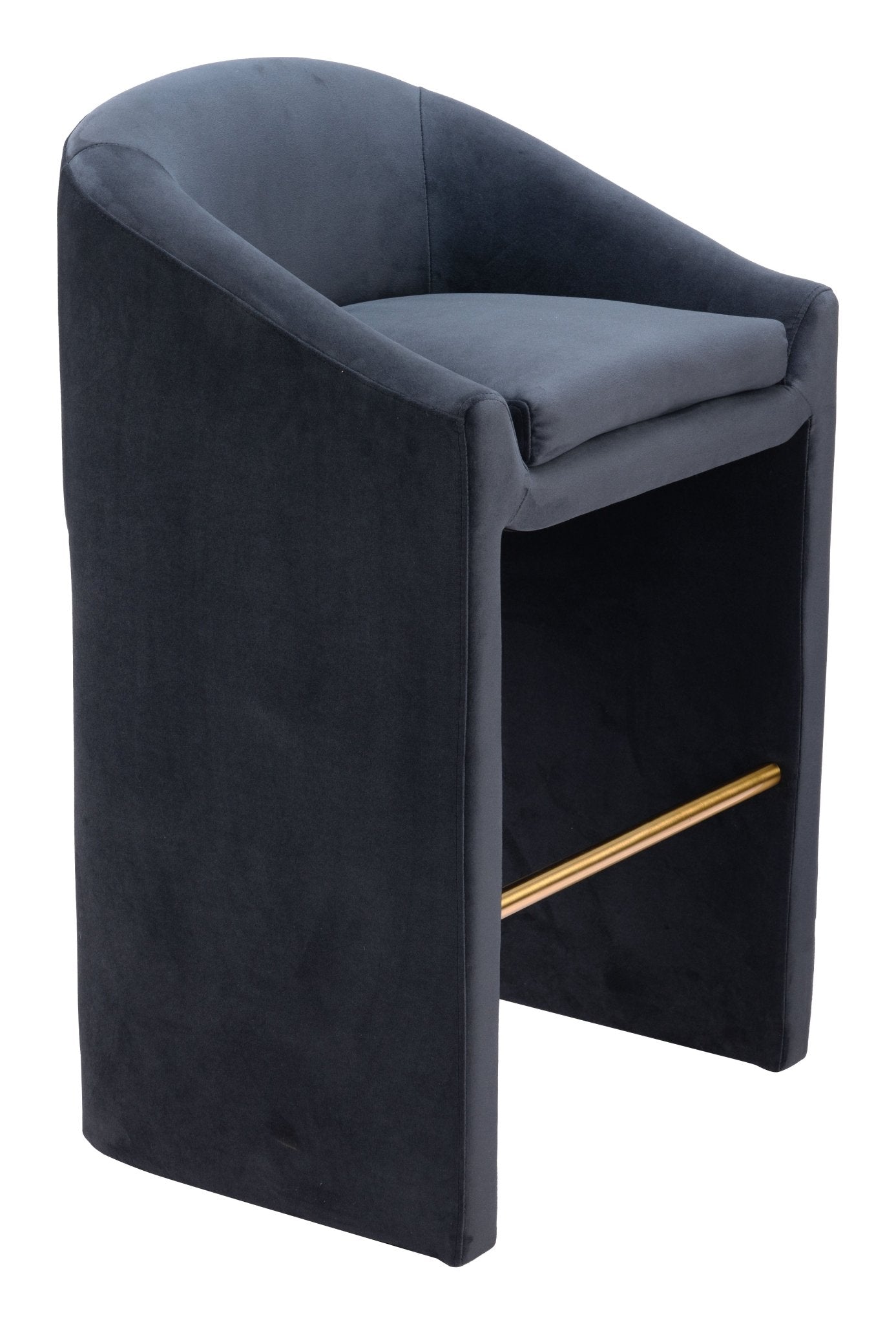 Emas Barstool Midnight Gray - Cozy Roots Decor
