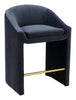Emas Counter Stool Midnight Gray - Cozy Roots Decor