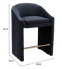 Emas Counter Stool Midnight Gray - Cozy Roots Decor