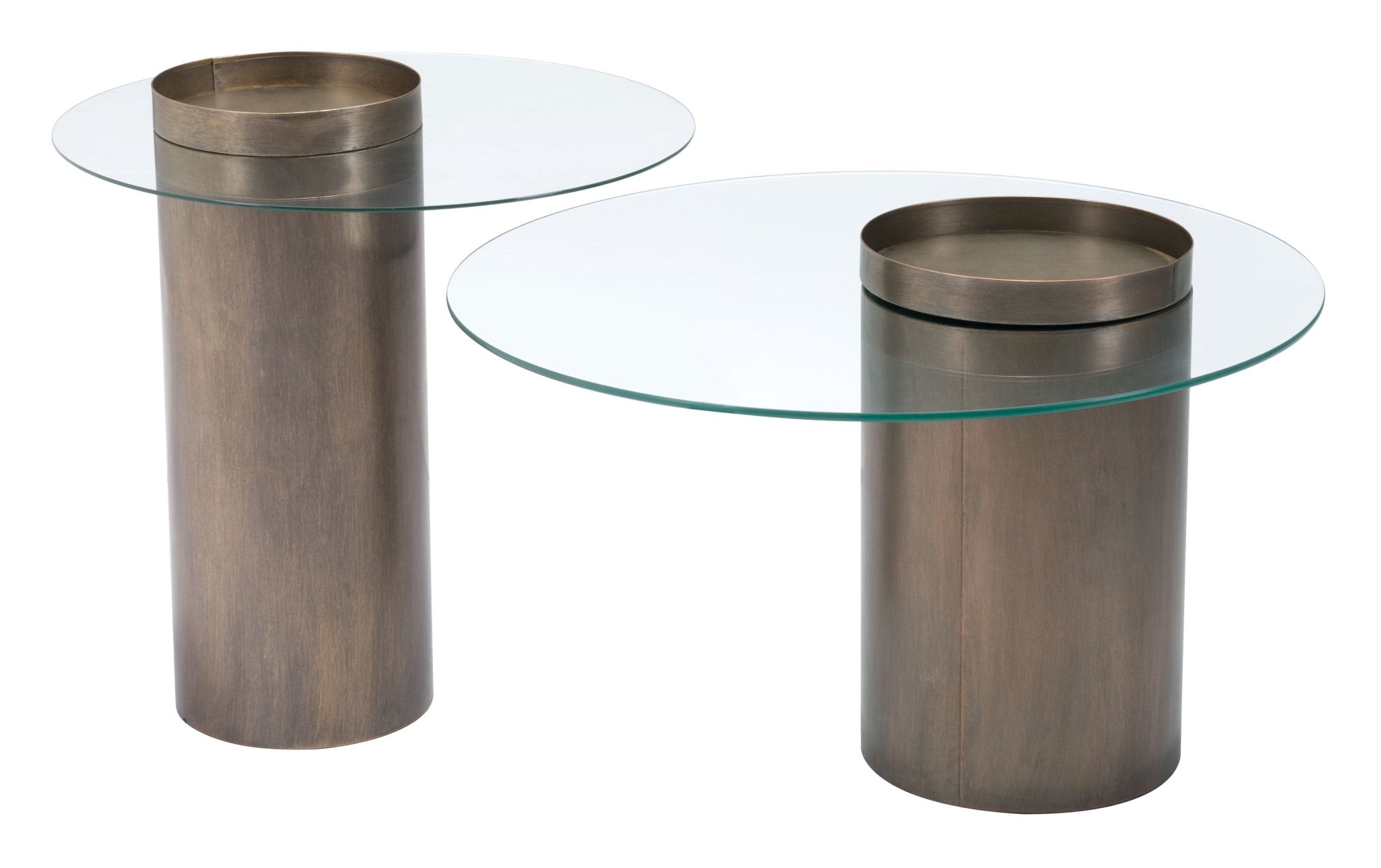 Emi Coffee Table Antique Bronze - Cozy Roots Decor