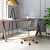 Eric Office Chair Gray & Gold - Cozy Roots Decor
