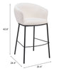 Essen Barstool Ivory - Cozy Roots Decor
