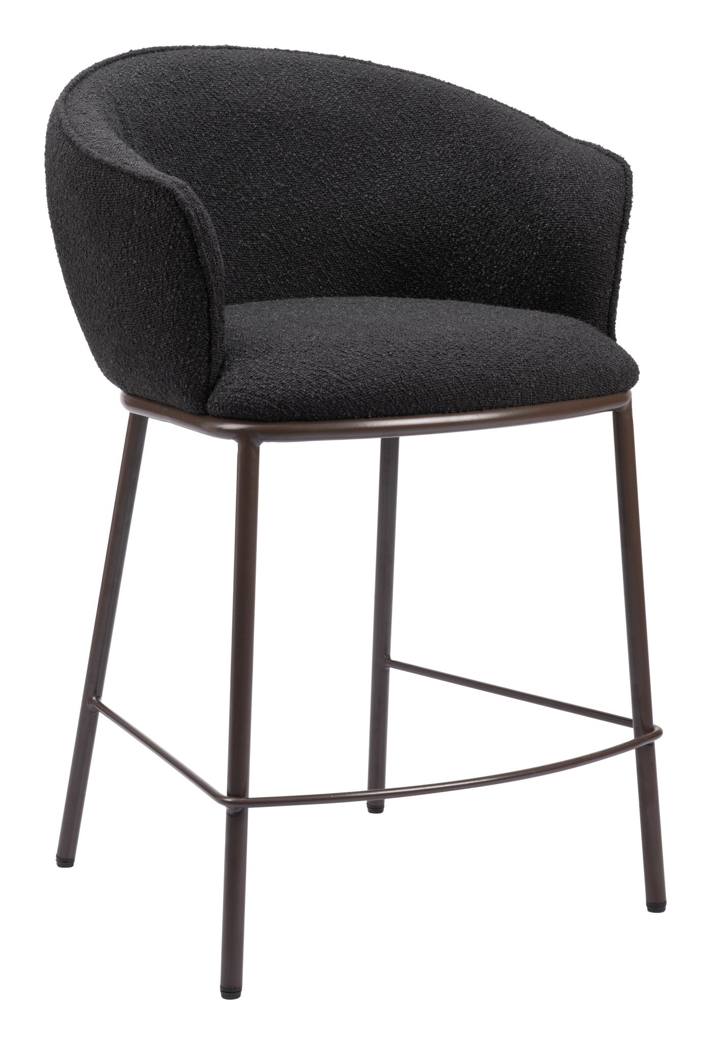 Essen Counter Stool Black & Bronze - Cozy Roots Decor