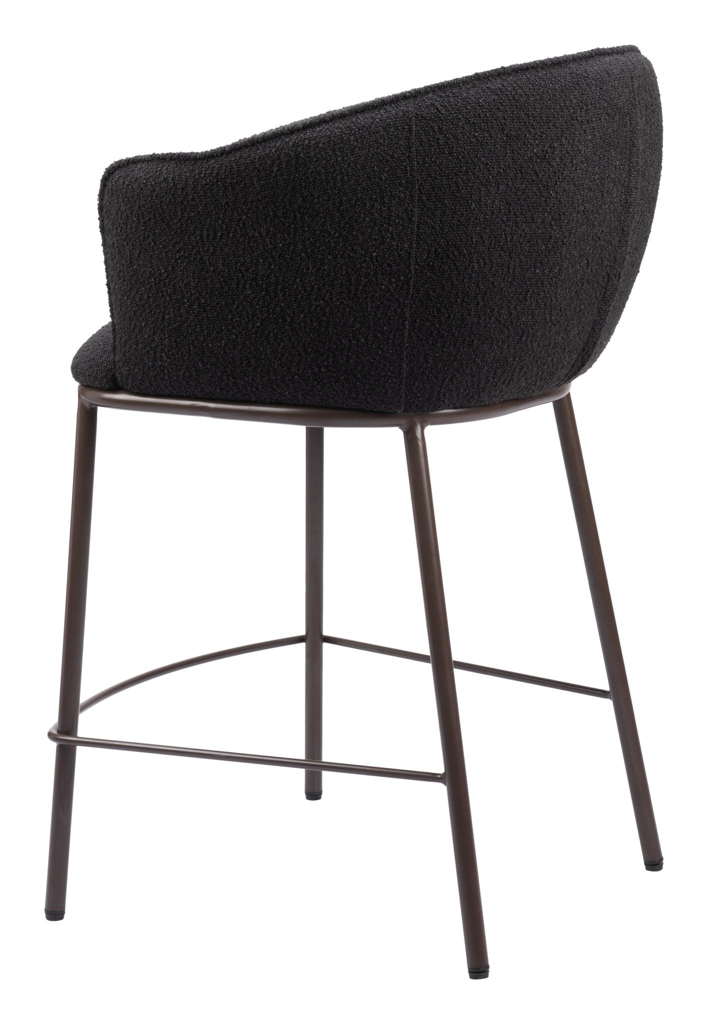 Essen Counter Stool Black & Bronze - Cozy Roots Decor