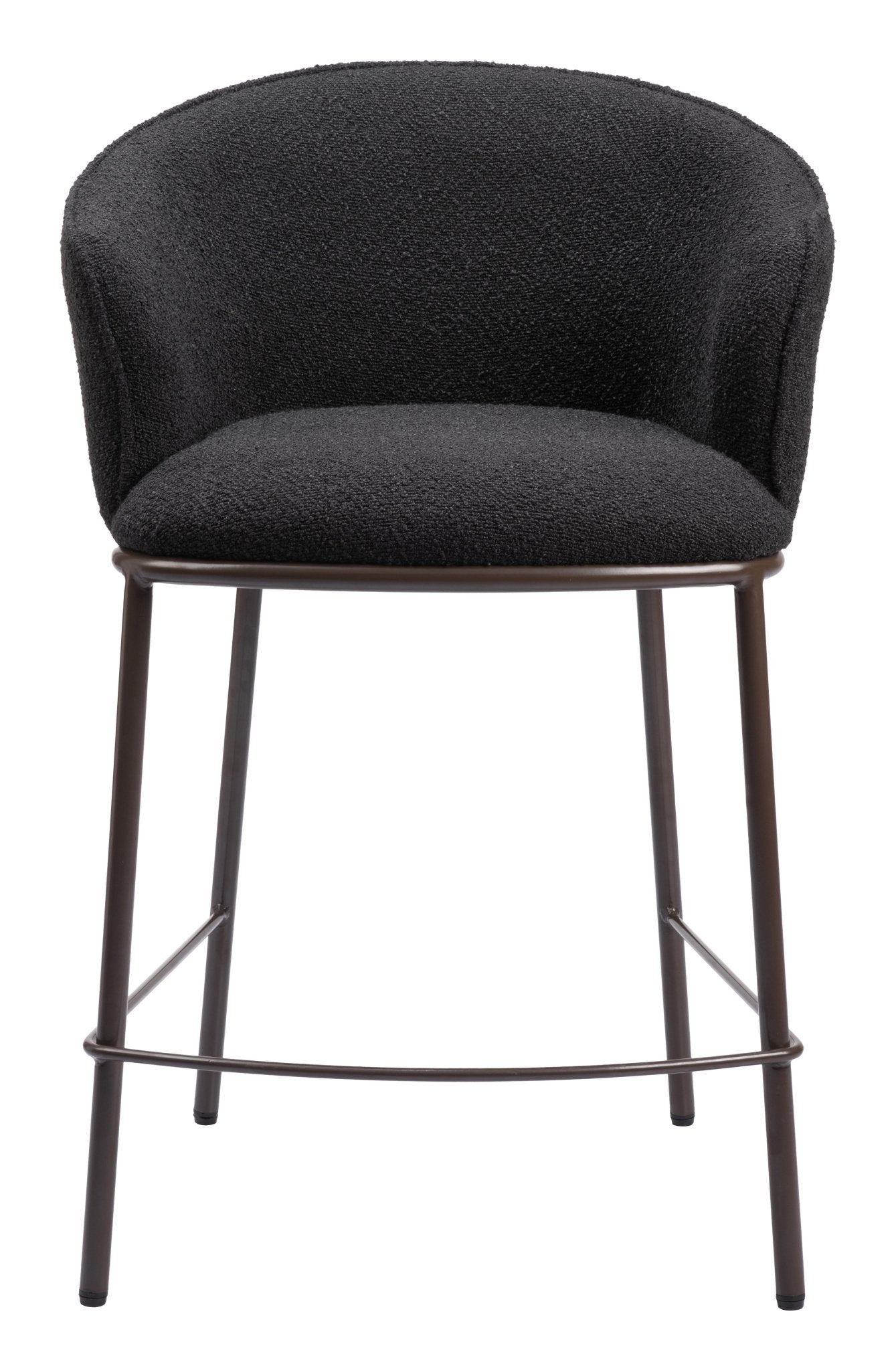Essen Counter Stool Black & Bronze - Cozy Roots Decor