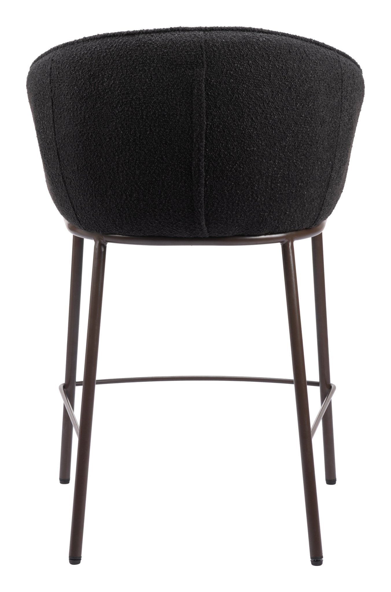 Essen Counter Stool Black & Bronze - Cozy Roots Decor