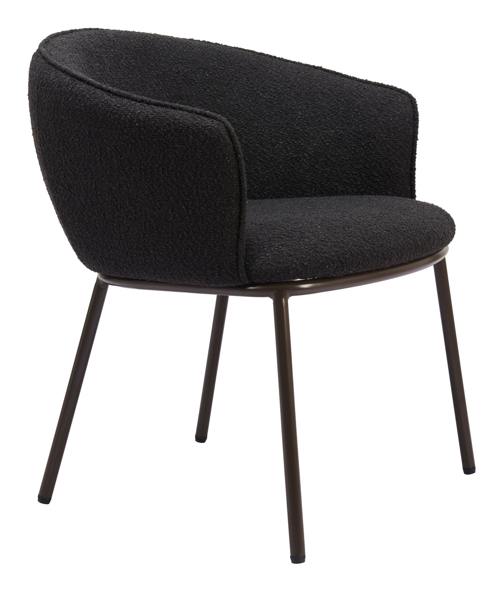 Essen Dining Chair Black & Bronze - Cozy Roots Decor