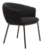 Essen Dining Chair Black & Bronze - Cozy Roots Decor